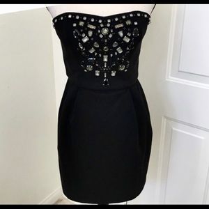 sweetheart, embellished cocktail dress